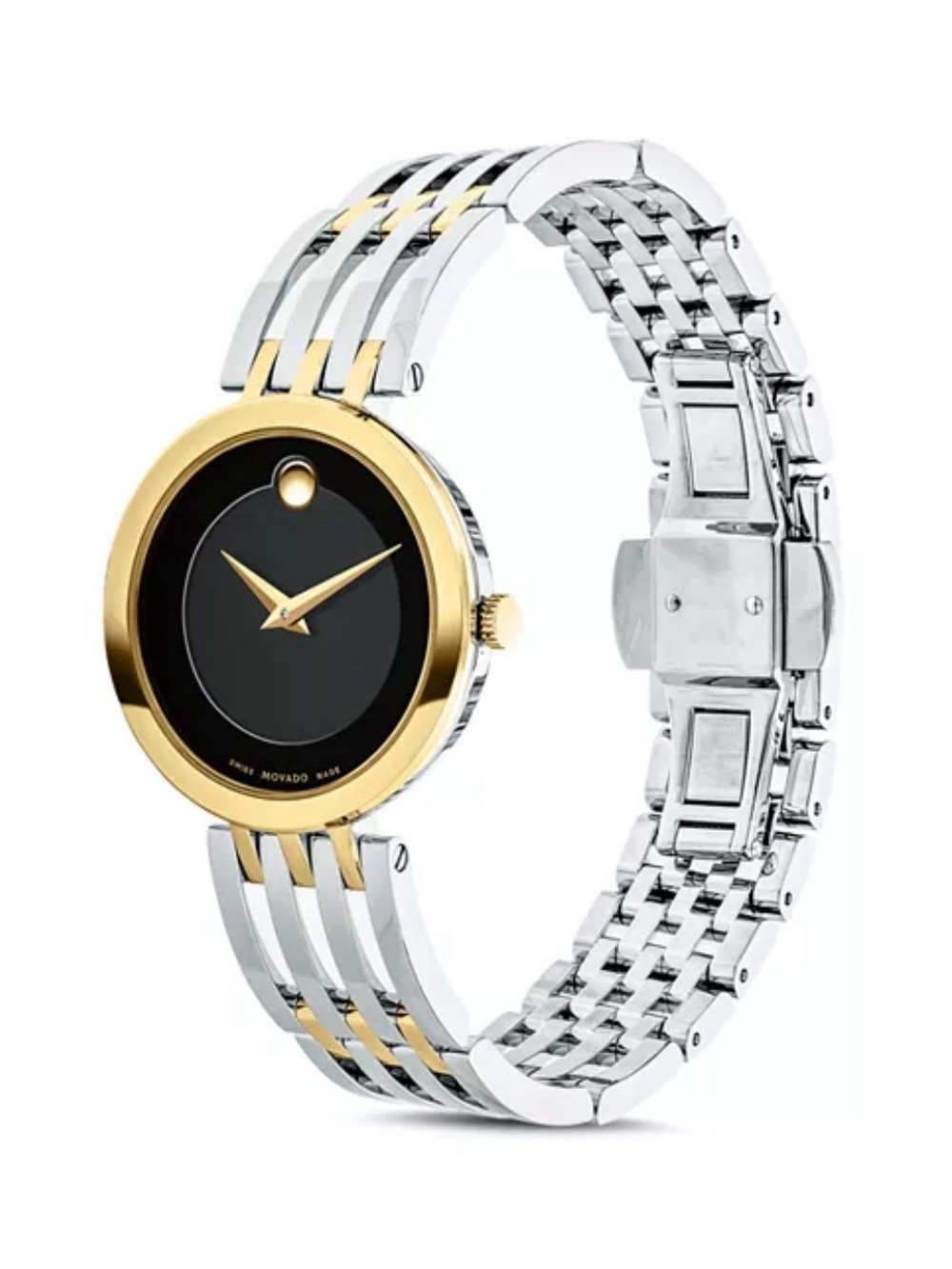 Movado Esperanza Two-Tone Gold and Silver Bracelet Women Watch-28mm
